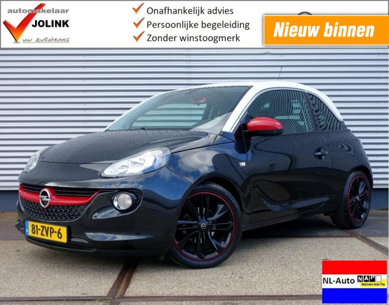 Opel ADAM - 1.4i 16V Slam EcoFlex I NL-Auto I 2e Eig. I Clima I Cruise I IntelliLink I - AutoWereld.nl