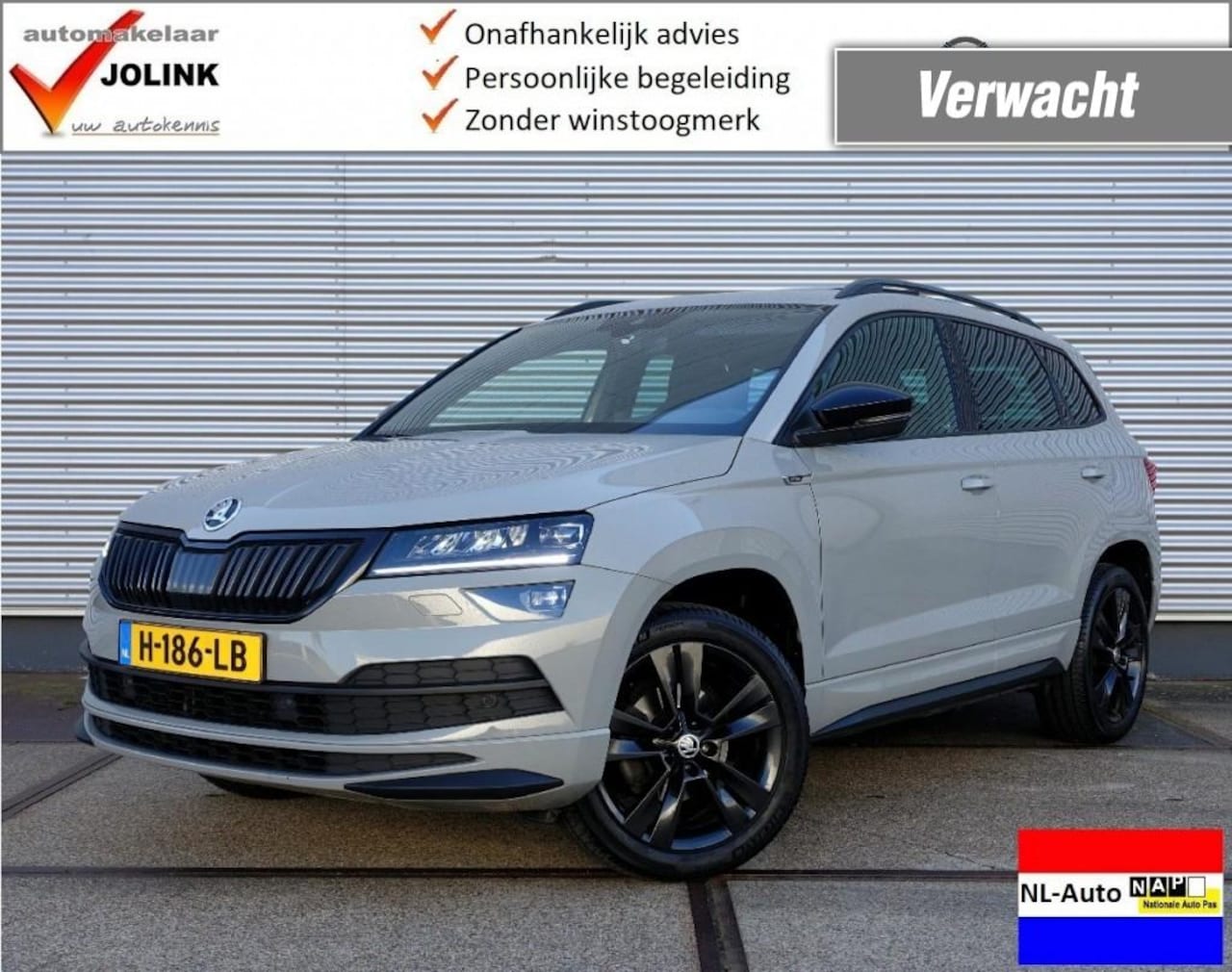Skoda Karoq - 1.5 TSi ACT DSG7 Sportline Business I NL-Auto I Pano I LED I Virtual I - AutoWereld.nl