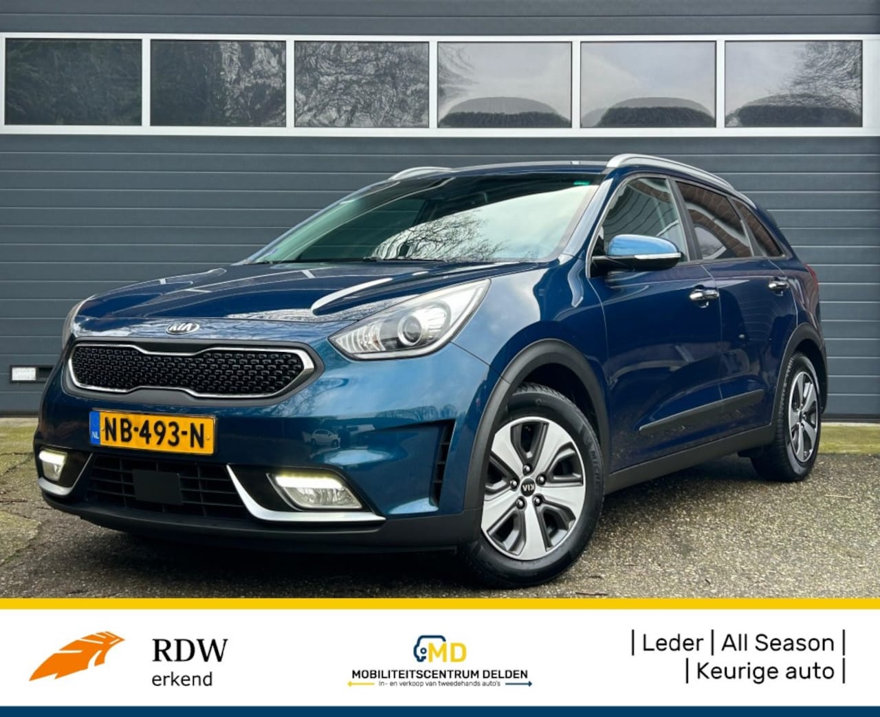 Kia Niro - 1.6 GDI H. BUSINESSL / Leder / Trekhaak / All season / - AutoWereld.nl
