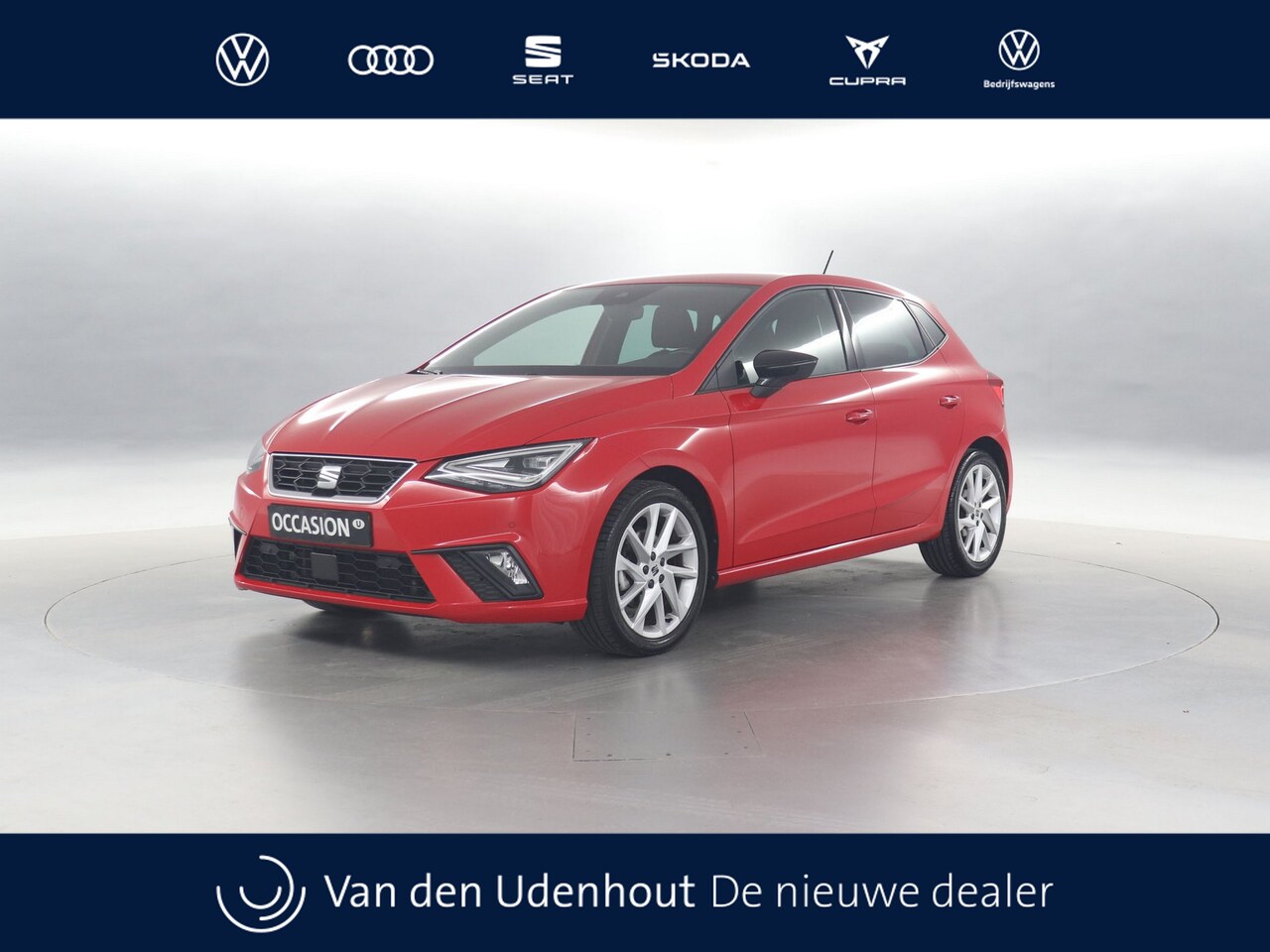 SEAT Ibiza - 1.5 TSI 150pk FR Sport DSG / Navigatie via App Connect / Parkeersensoren / LED Koplampen 1 - AutoWereld.nl