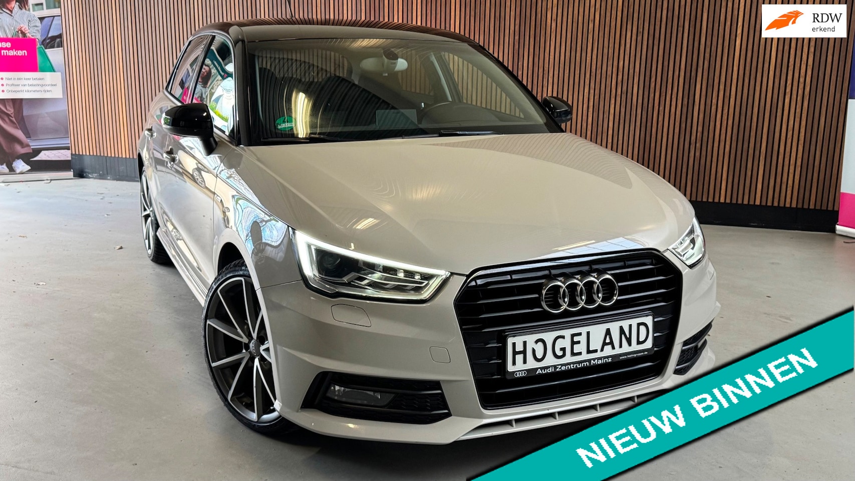 Audi A1 Sportback - 1.4 TFSI S-LINE LED NAVI DAB GARANTIE - AutoWereld.nl