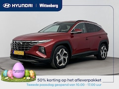 Hyundai Tucson - 1.6 T-GDI HEV Premium | Leer | Trekhaak | Trekgewicht 1650kg | Memory | Stoel + stuurverwa