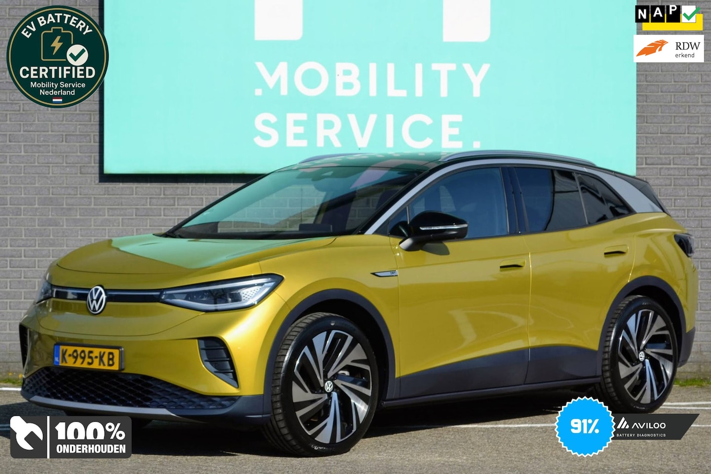 Volkswagen ID.4 - Max 77 kWh SOH91% Style Pano CarPlay LED - AutoWereld.nl