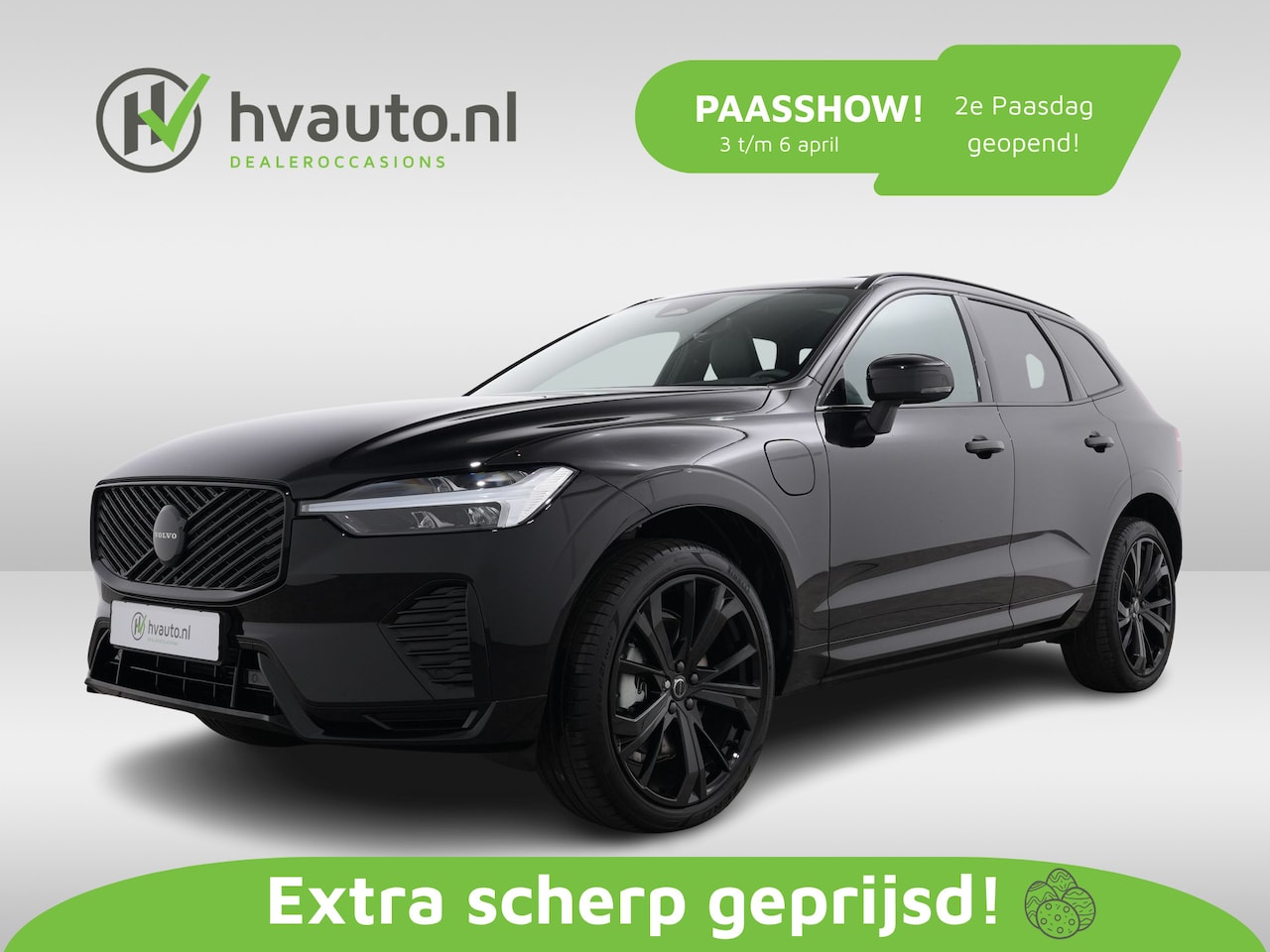 Volvo XC60 - 2.0 T6 RECHARGE 350PK AWD PLUS BLACK EDITION AUT8 | 360 camera | Voorruitverwarming | Pilo - AutoWereld.nl