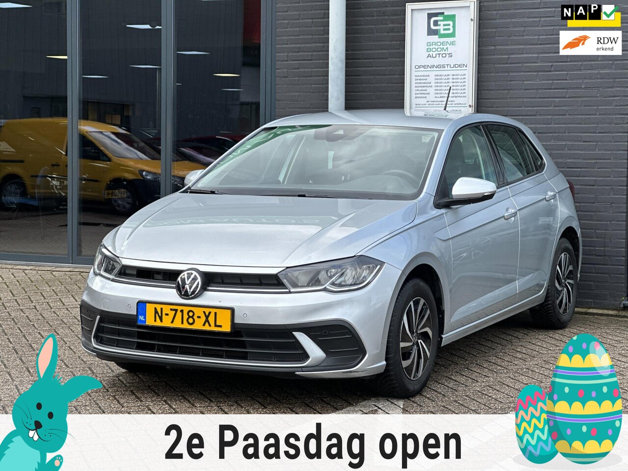 Volkswagen Polo - 1.0 TSI Life/1STE EIG/APP-CONNECT/NWE MODEL/NL-AUTO NAP!! - AutoWereld.nl