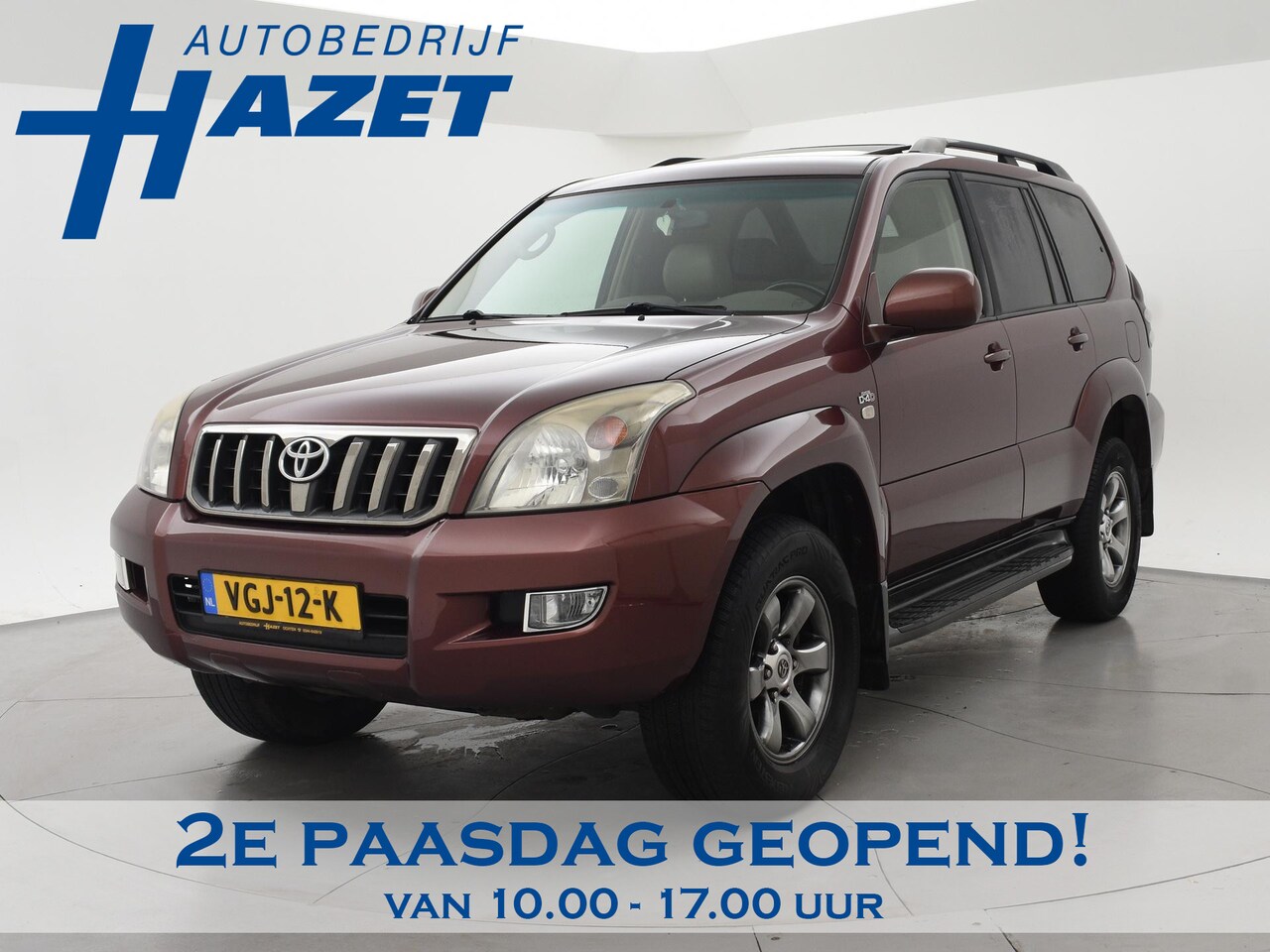 Toyota Land Cruiser - 3.0 D-4D AUT. 5-DEURS VAN + SCHUIFDAK | LEDER | CAMERA | STOELVERW. | TREKHAAK - AutoWereld.nl