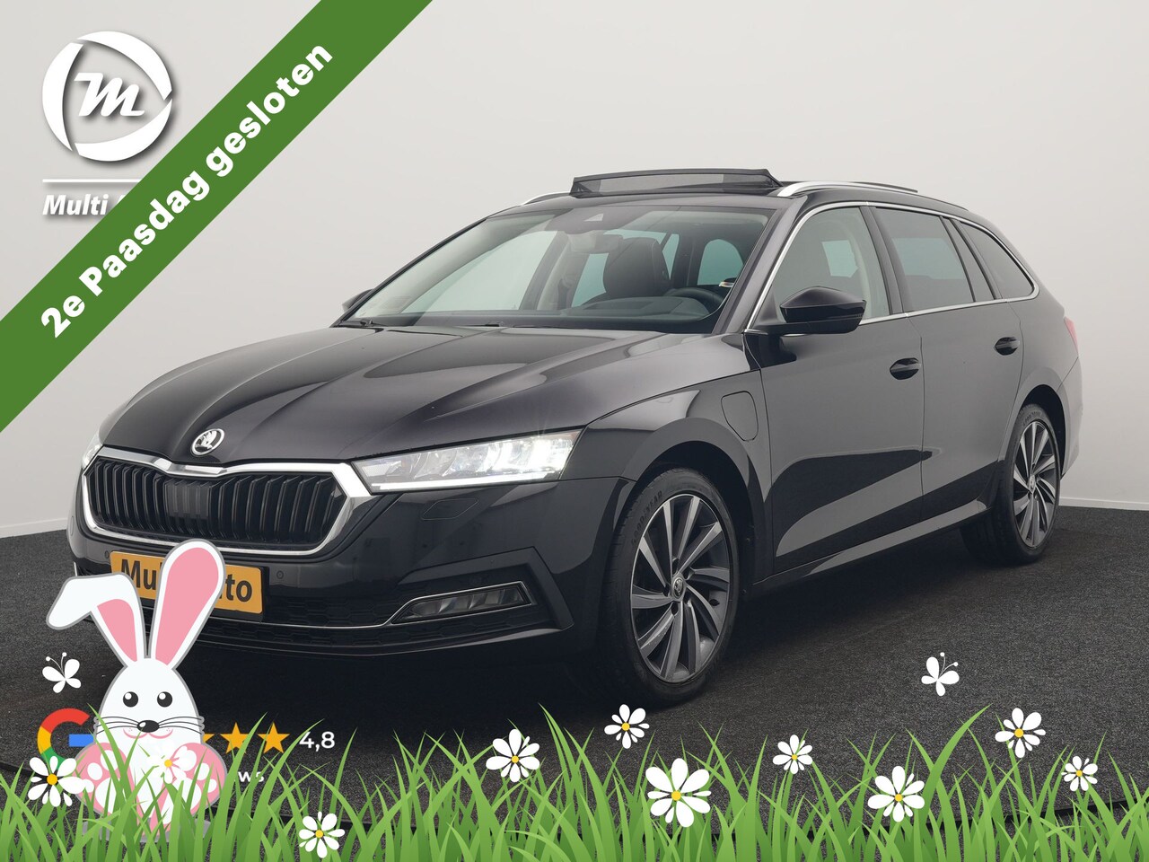 Skoda Octavia Combi - 1.4 TSI iV Business Edition Plus PHEV 204pk Dealer O.H. | Trekhaak Afn. | Panodak | Head U - AutoWereld.nl