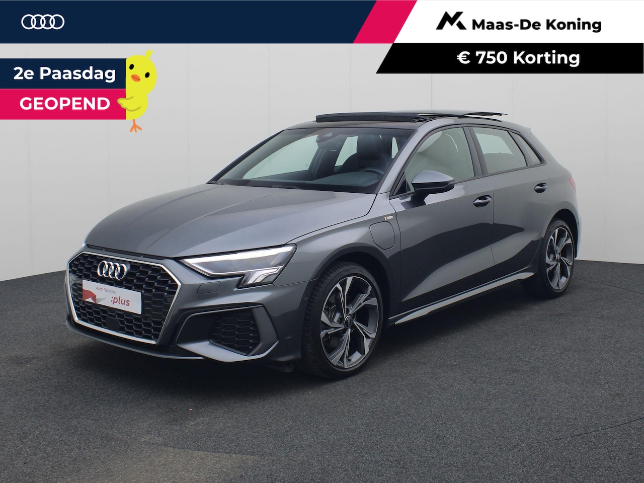 Audi A3 Sportback - 40 TFSIe 204PK S-tronic S Line · Panoramadak · Apple/Android Car Play · P-Sensoren · Park - AutoWereld.nl