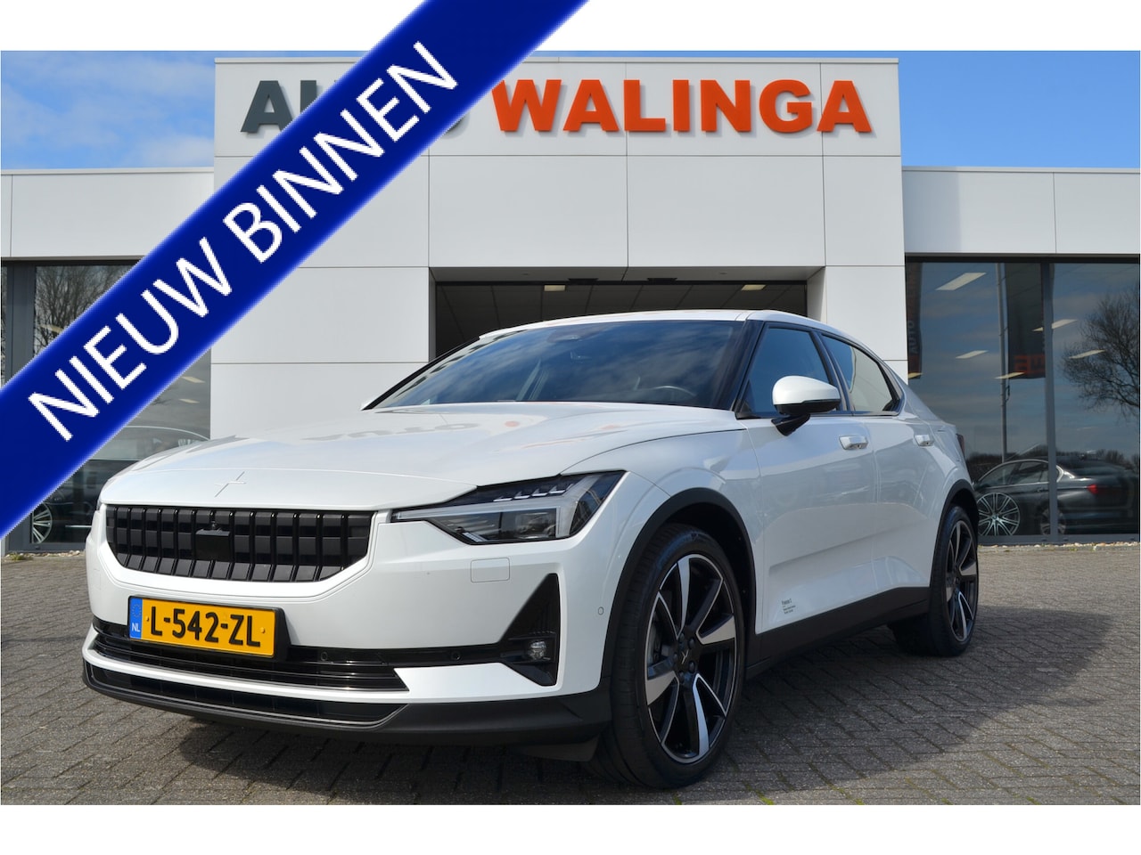Polestar 2 - Long Range Dual Motor Launch Edition 78kWh 93% SOH Trekhaak 1500 kg | Panoramdak | Stuur S - AutoWereld.nl