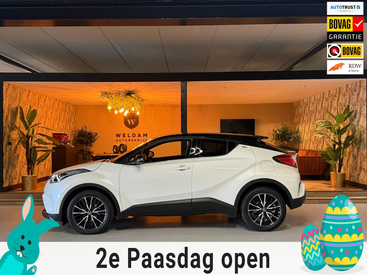 Toyota C-HR - 1.2 Active Garantie StoelVW Adaptieve Cruise Navi Clima PDC Dab Lane Rijklaar - AutoWereld.nl