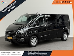 Ford Transit Custom - 300 2.0 TDCI L2H1 Limited Dubbele cabine Navi Airco 2 Schuifdeuren Trekhaak PDC Camera Car