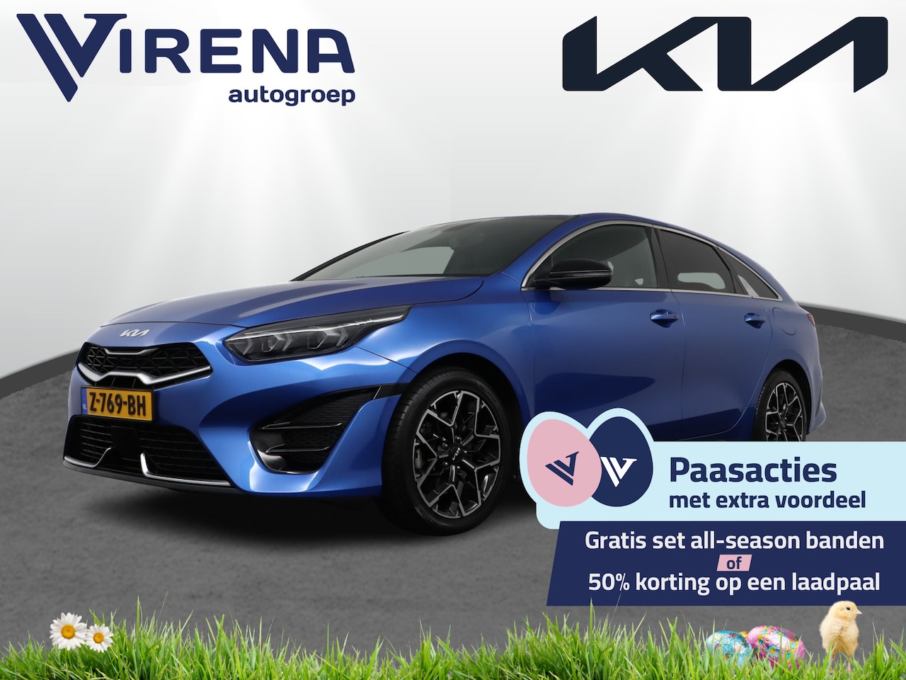 Kia Pro cee'd - 1.5 T-GDi GT-Line Automaat - Stoel-/stuurverwarming - Navigatie - Cruise Control - Airco - - AutoWereld.nl