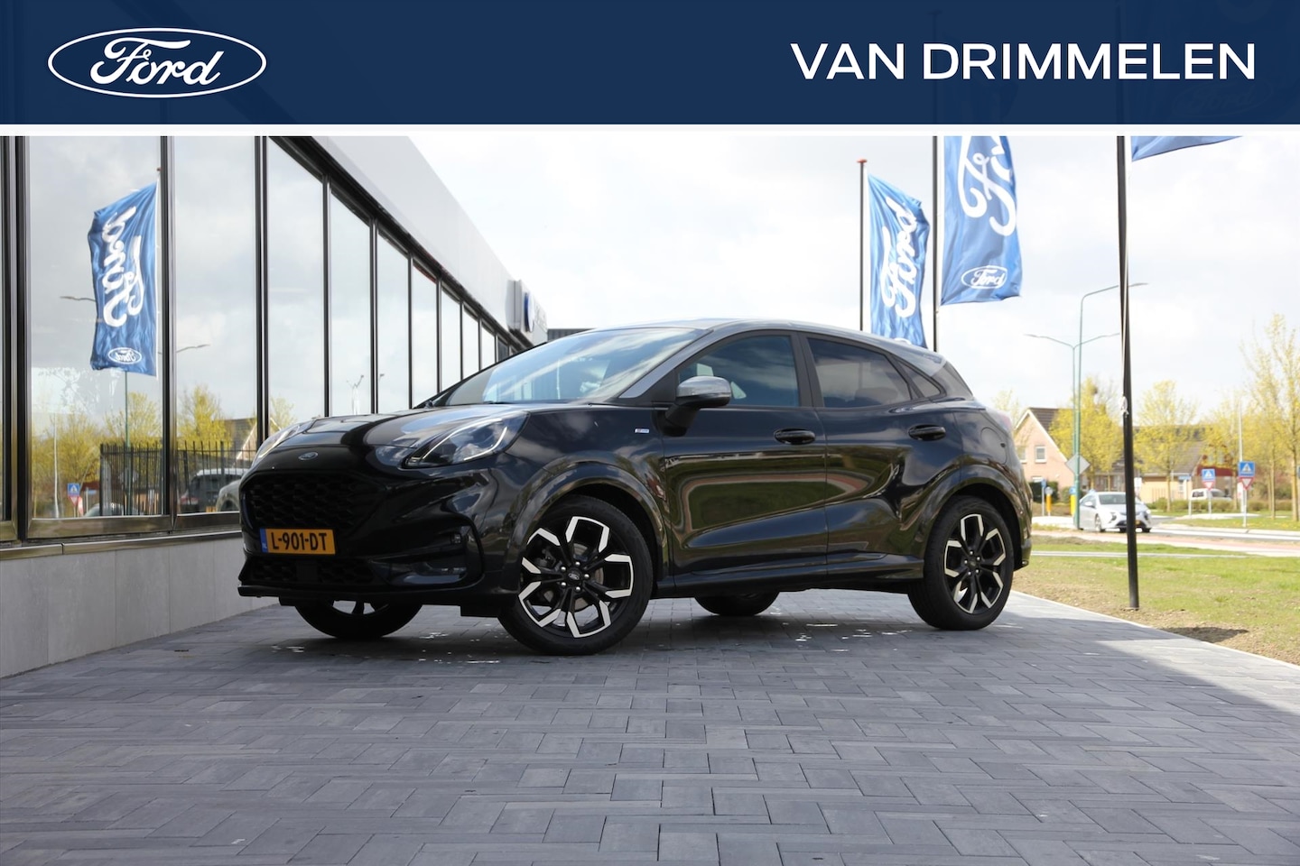 Ford Puma - 1.0i Ecoboost Hybrid 125pk ST-Line X | Zilver dak | Dealer onderhouden | B&O Audio | Winte - AutoWereld.nl
