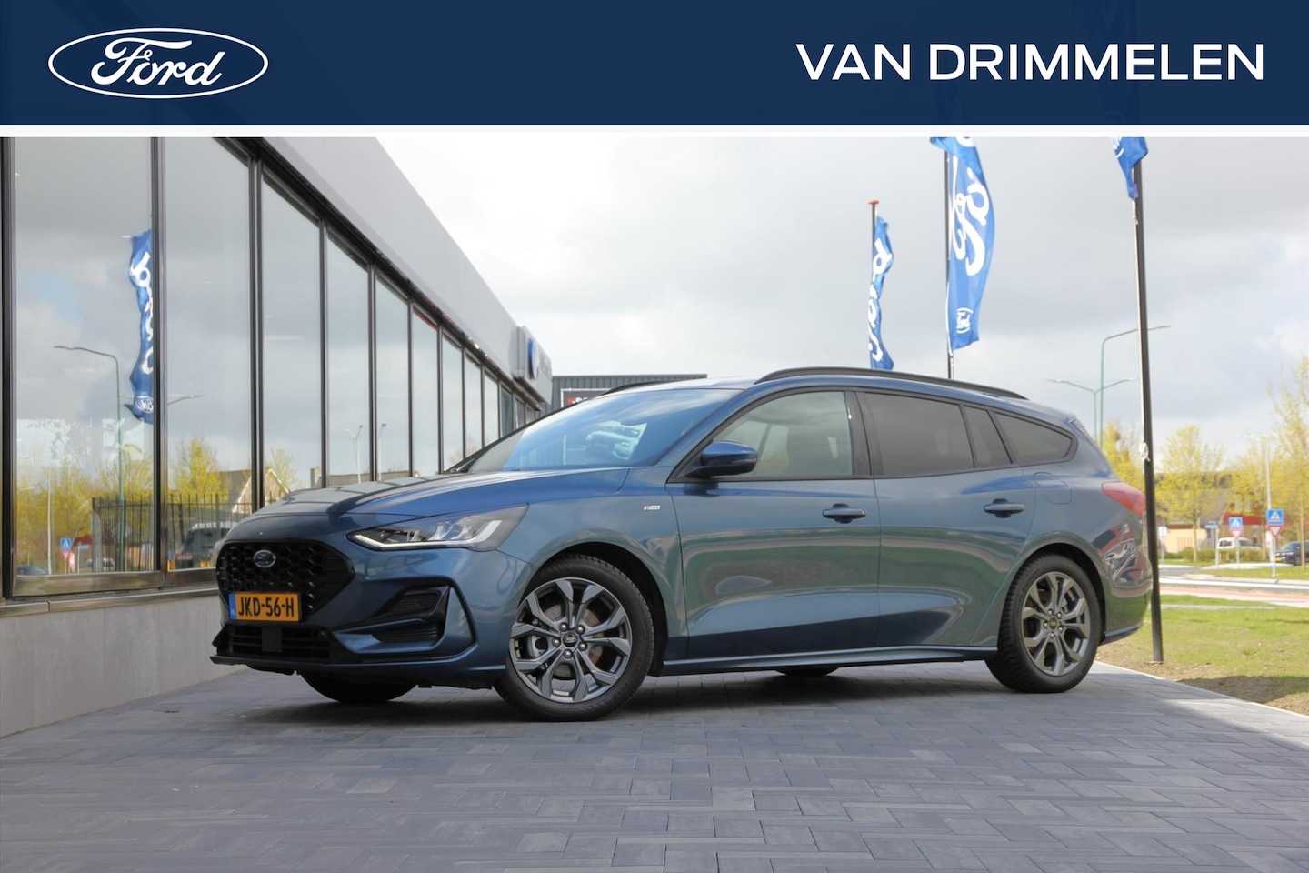 Ford Focus Wagon - Hybrid 125pk ST-Line | Adaptive Cruise | Winter Pack | Rijklaarprijs! - AutoWereld.nl