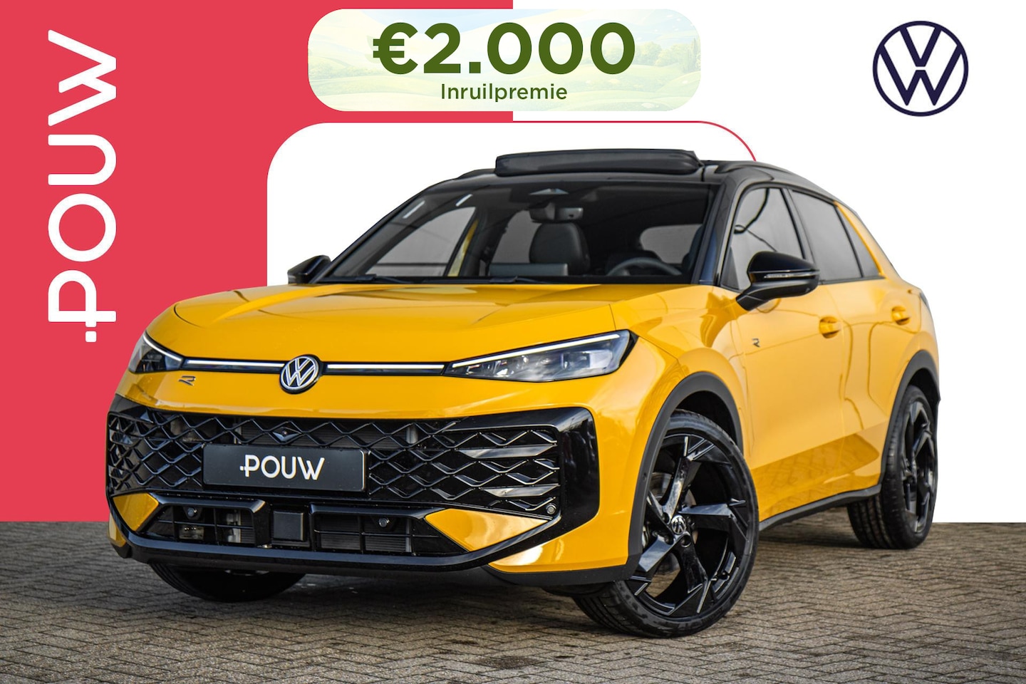 Volkswagen T-Roc - 1.5 eTsi 150pk R-Line First Edition DSG | Panoramadak | Harman/Kardon | Trekhaak | Head-up - AutoWereld.nl