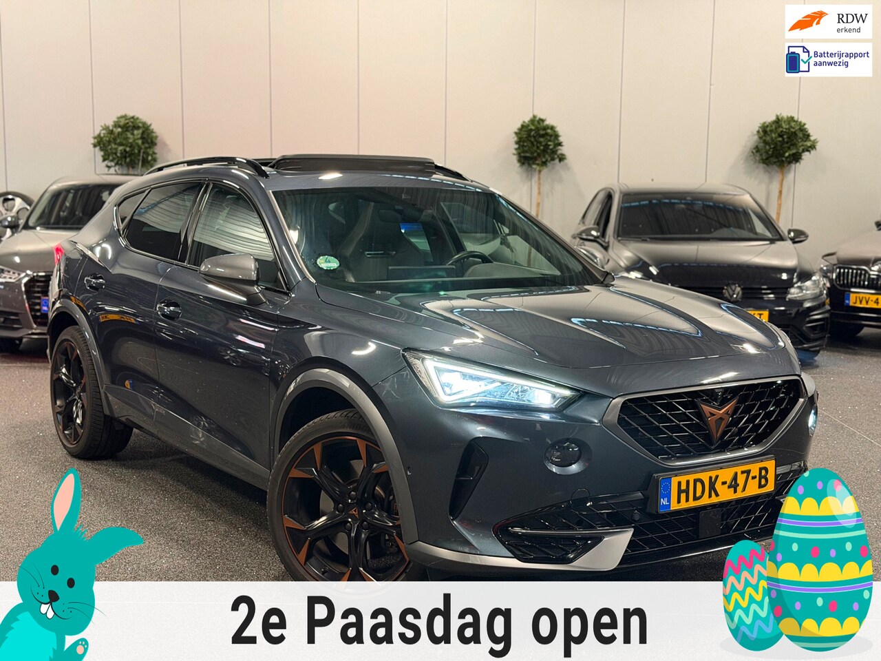 CUPRA Formentor - 1.4 e-Hybrid VZ Performance LED/VIRTUAL/PANO/SFEERV/CARPLAY/360C/HALF-LEDER - AutoWereld.nl