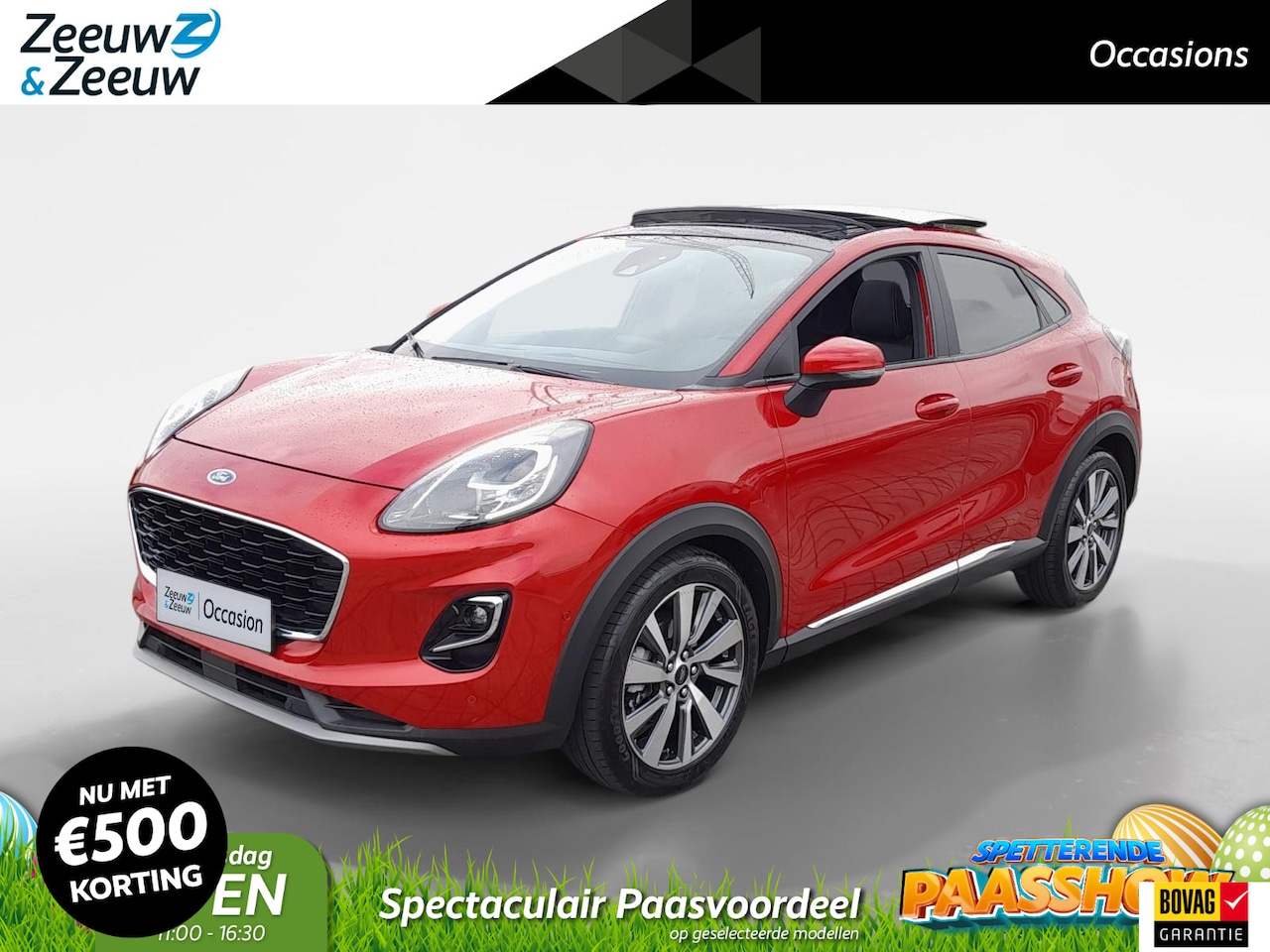 Ford Puma - 1.0 EcoBoost Hybrid Titanium X First Edition 1e Eigenaar | Metallic lak | Schuif/kanteldak - AutoWereld.nl