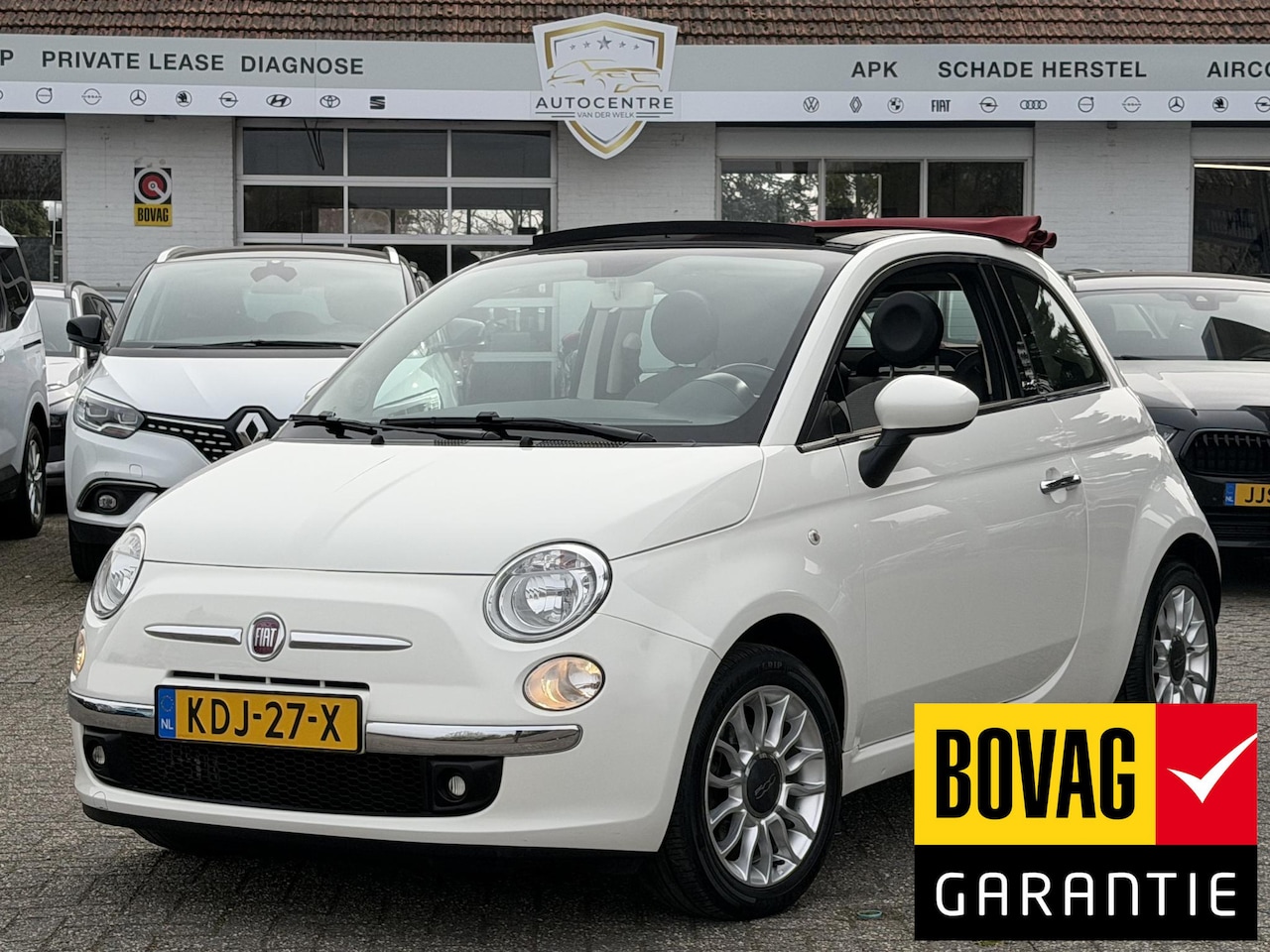 Fiat 500 C - 0.9 TwinAir Lounge CABRIO | AIRCO | NIEUWE APK | BOVAG !! - AutoWereld.nl