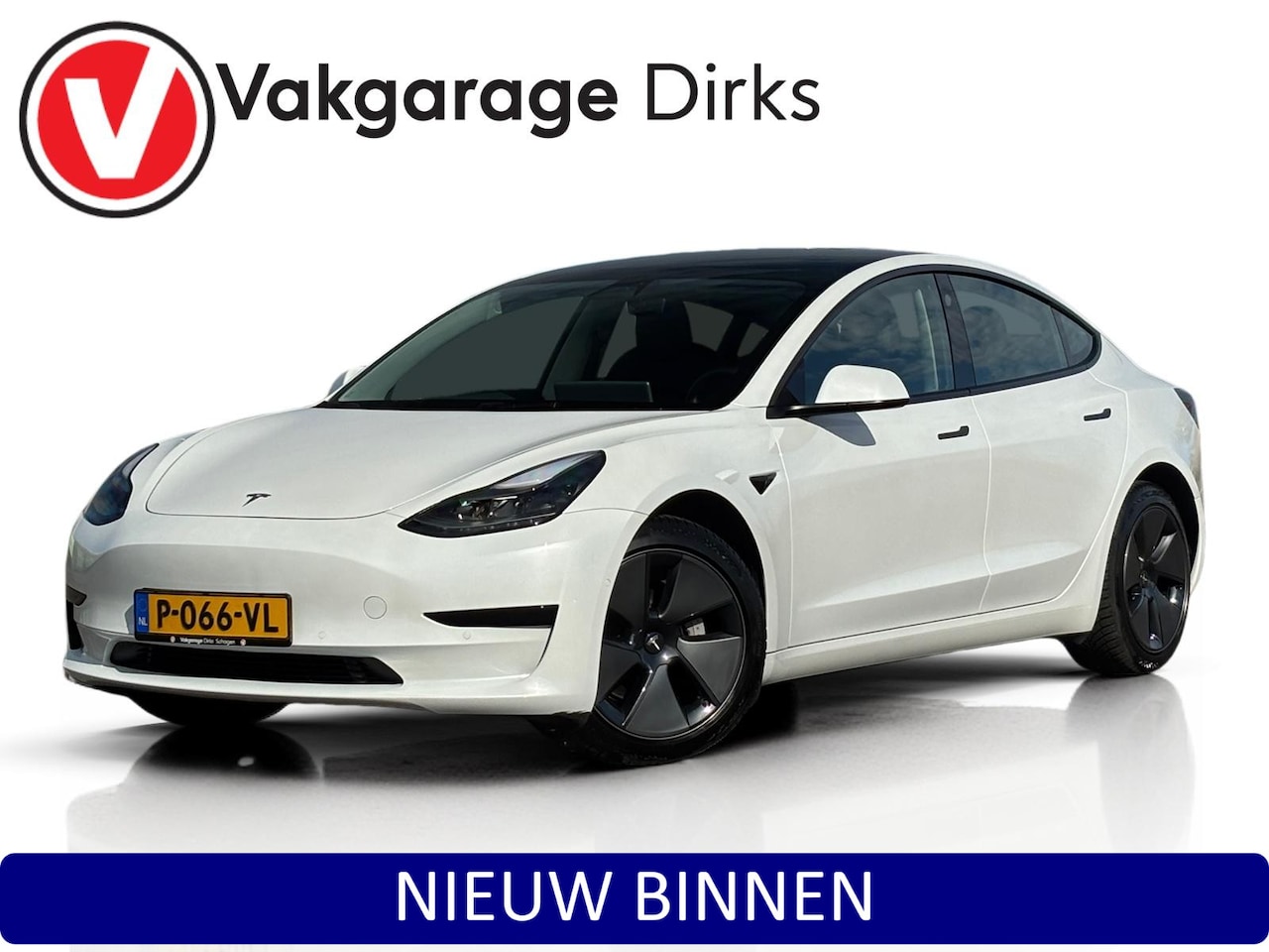 Tesla Model 3 - SR Range Plus LFP 60 kWh ✅ SOH 91% ✅ Trekhaak ✅ Pano - AutoWereld.nl