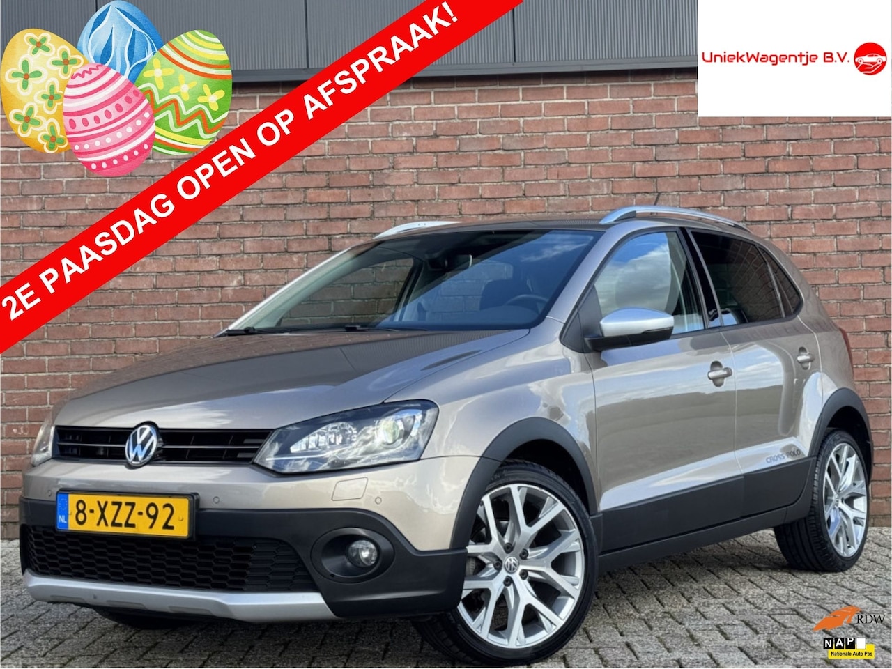 Volkswagen Polo - 1.2 TSI CROSS | NL-AUTO! | NAVI! | CLIMA! - AutoWereld.nl