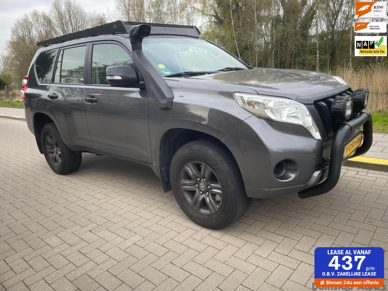 Toyota Land Cruiser - 2.8 D-4D-F LX Blind Van Grijs kenteken - AutoWereld.nl