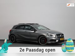 Mercedes-Benz A-klasse - AMG 45 4MATIC 361+PK LED/LEER+S.VERWARMING+MEMORY/19" LMV/CAM/CRUISE/ECC/12 MDN GARANTIE