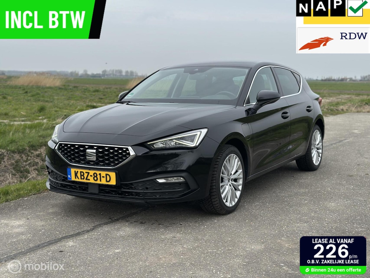 SEAT Leon - 1.4 TSI eHybrid PHEV SOH 88% | Memory |Carplay |LED| Leder - AutoWereld.nl