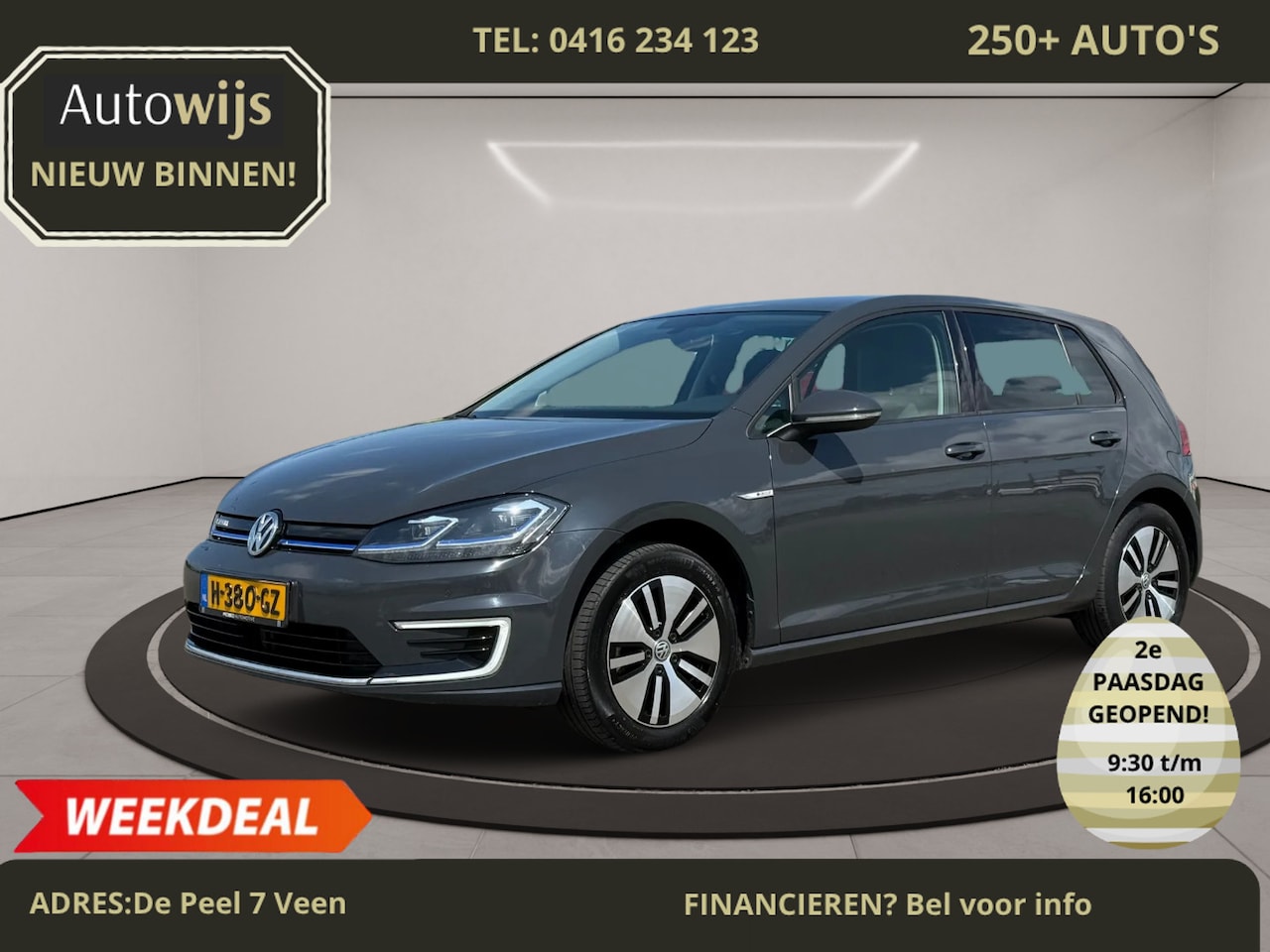 Volkswagen e-Golf - E-DITION|Carplay|PDC|Adaptief Cruise|Navi - AutoWereld.nl