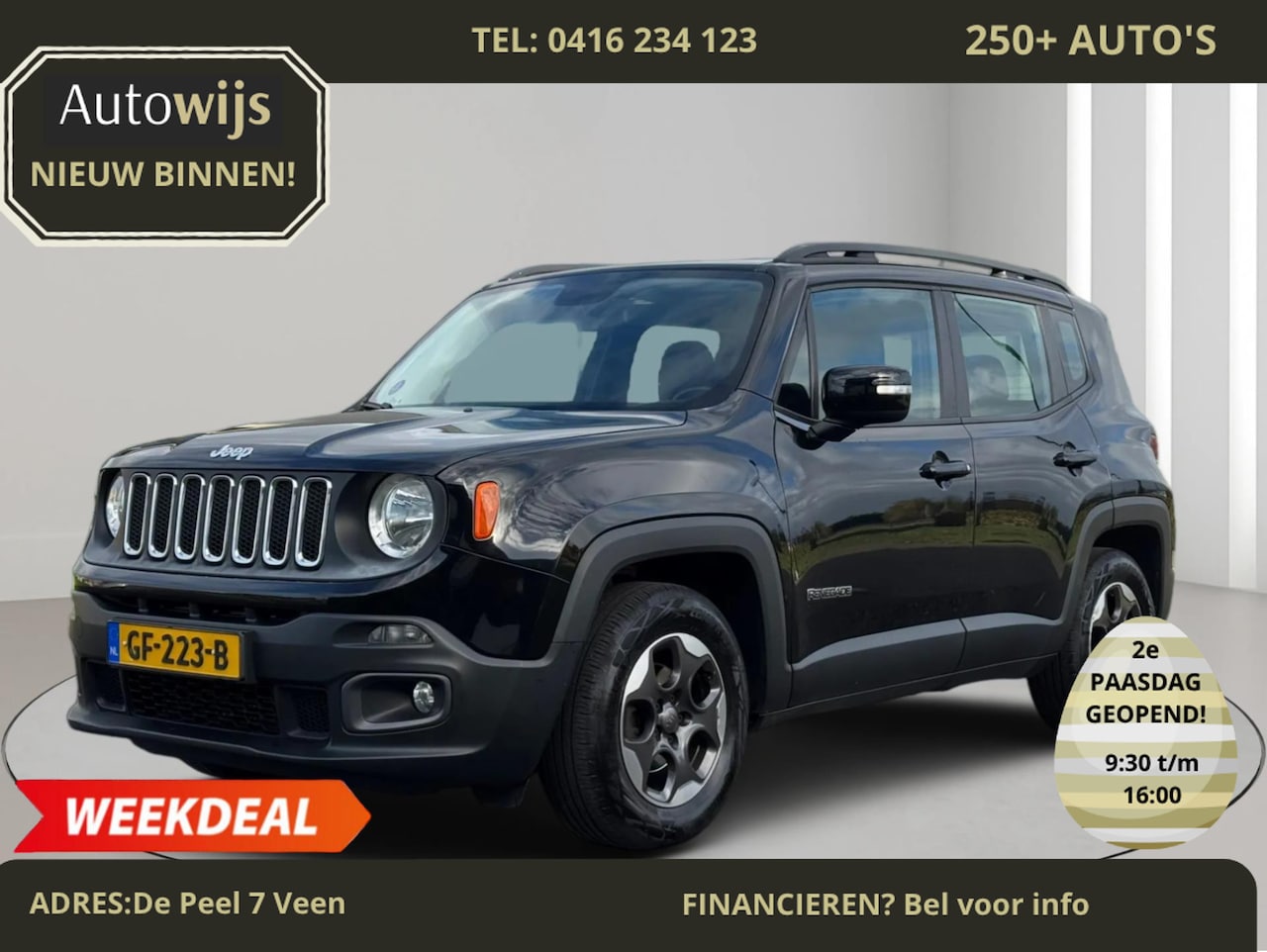 Jeep Renegade - 1.4 MultiAir Longitude|Trekhaak|NL AUTO|LM-VELG|CRUISE - AutoWereld.nl
