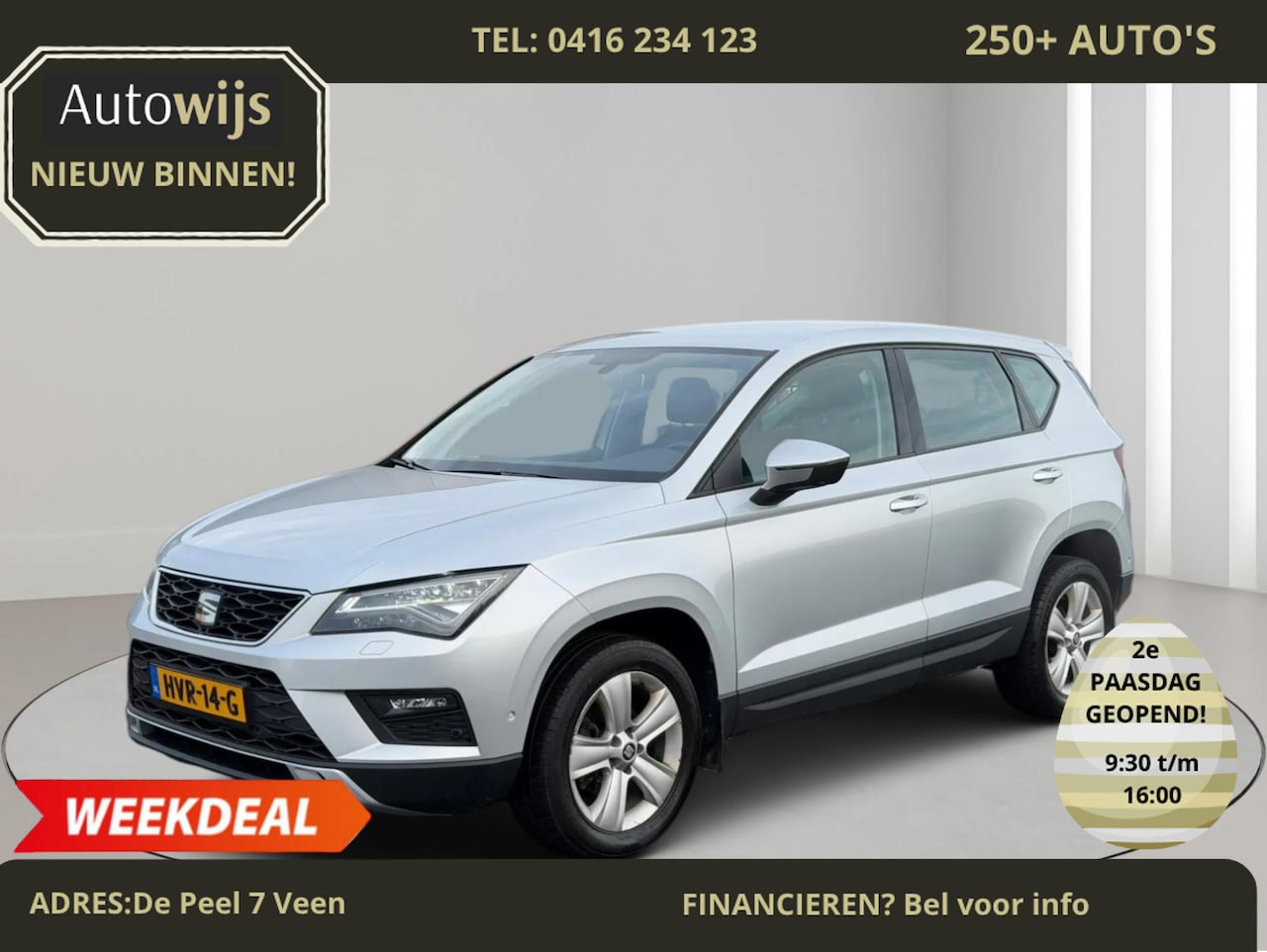 SEAT Ateca - 1.5 TSI FR Business Intense|AUT|LED|NAVI|67DKM - AutoWereld.nl