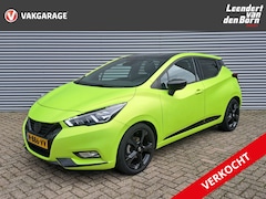 Nissan Micra - 1.0 IG-T N-Sport AUTOMAAT gewrapt in Matt Lizard Lime (PWF) | Navigatie | Camera | Climate