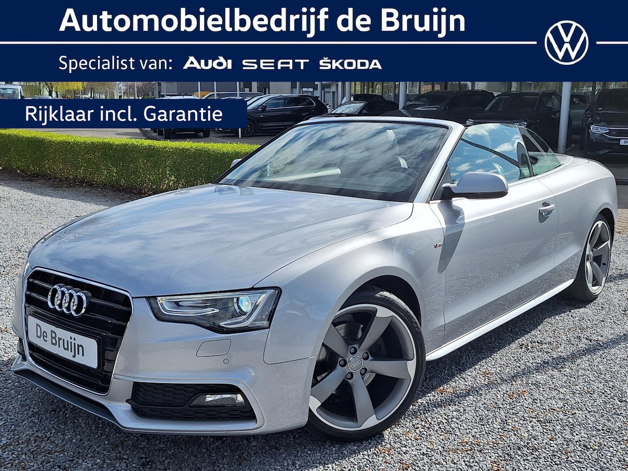 Audi A5 Cabriolet - 1.8 TFSI Aut. 2x S-line (Trekhaak,Camera,Navi) - AutoWereld.nl