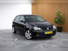 Volkswagen Polo - 1.4-16V FSI Comfortline INRUILKOOPJE (AIRCO, ELEKTR RAMEN, VELGEN, BLEUTOOTH, SPEAKERS, NL