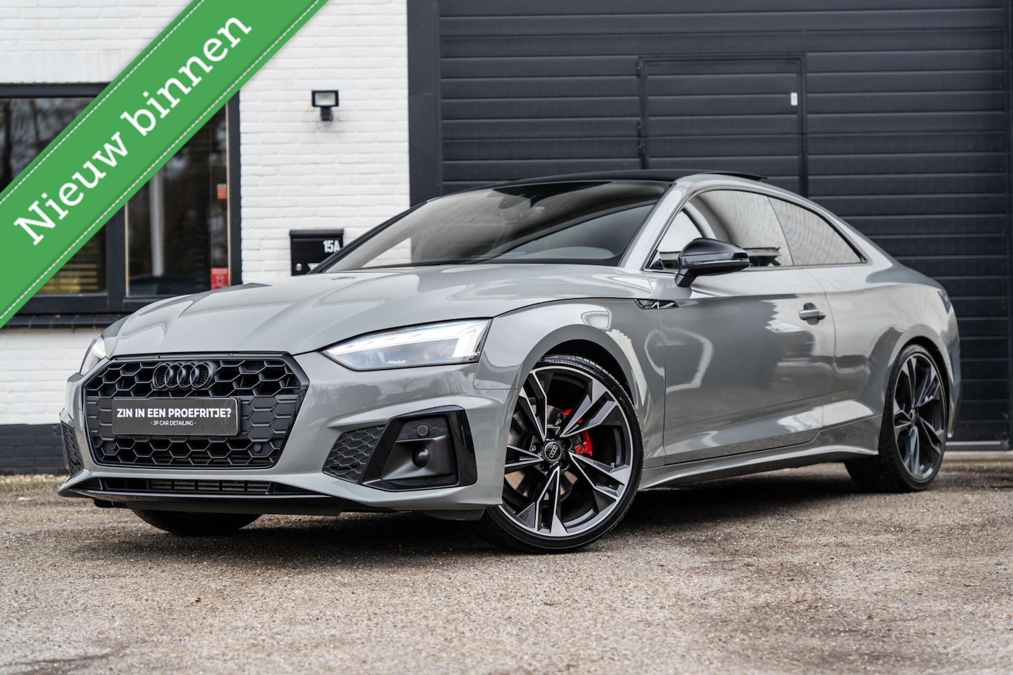 Audi A5 Coupé - 40 TFSI Pro S-Line Pano B&O 20" quantum grey - AutoWereld.nl