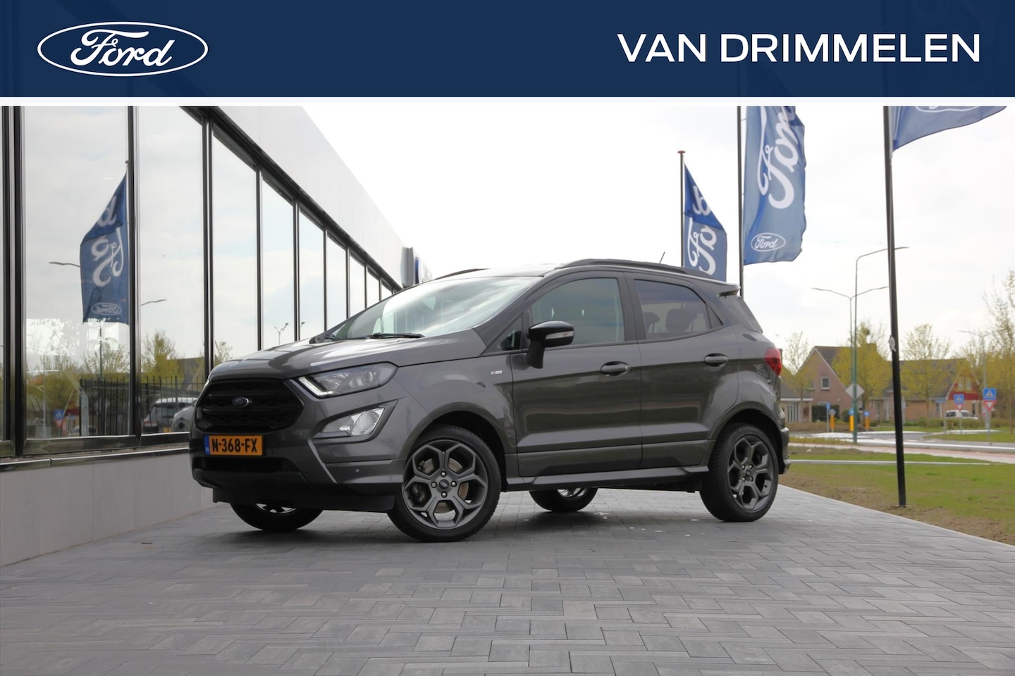Ford EcoSport - 1.0 EcoBoost 125pk ST-Line Black 'Magnetic Grey' | Camera | Privacy Glass | Rijklaar! - AutoWereld.nl