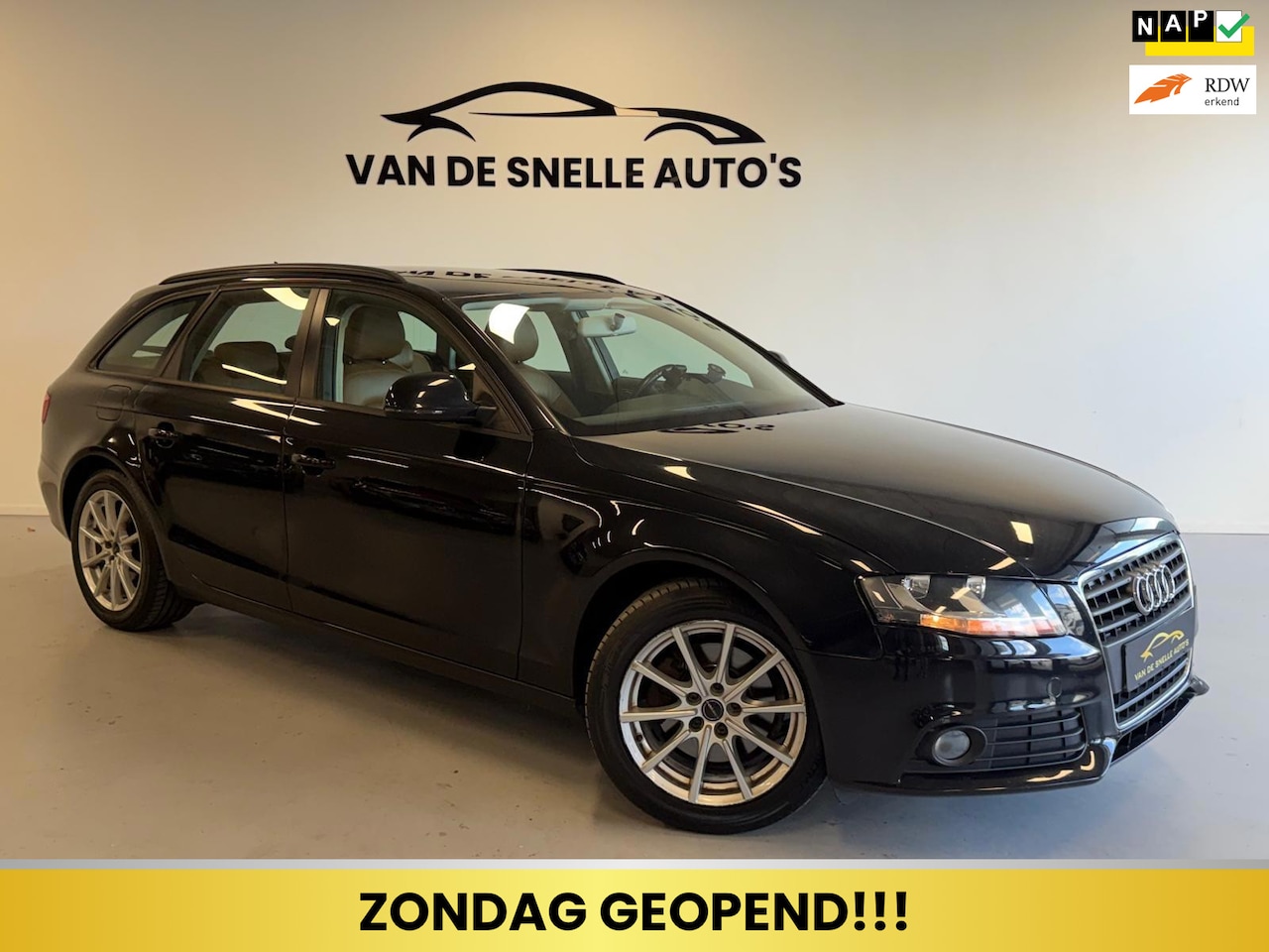 Audi A4 Avant - 2.0 TFSI Pro Line Business NIEUWEKETTING/PANO/TREKHAAK/LEER - AutoWereld.nl