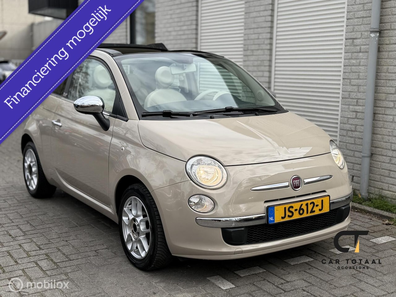 Fiat 500 - 1.2 Lounge|Cappuccino|AIRCO|PDC| - AutoWereld.nl