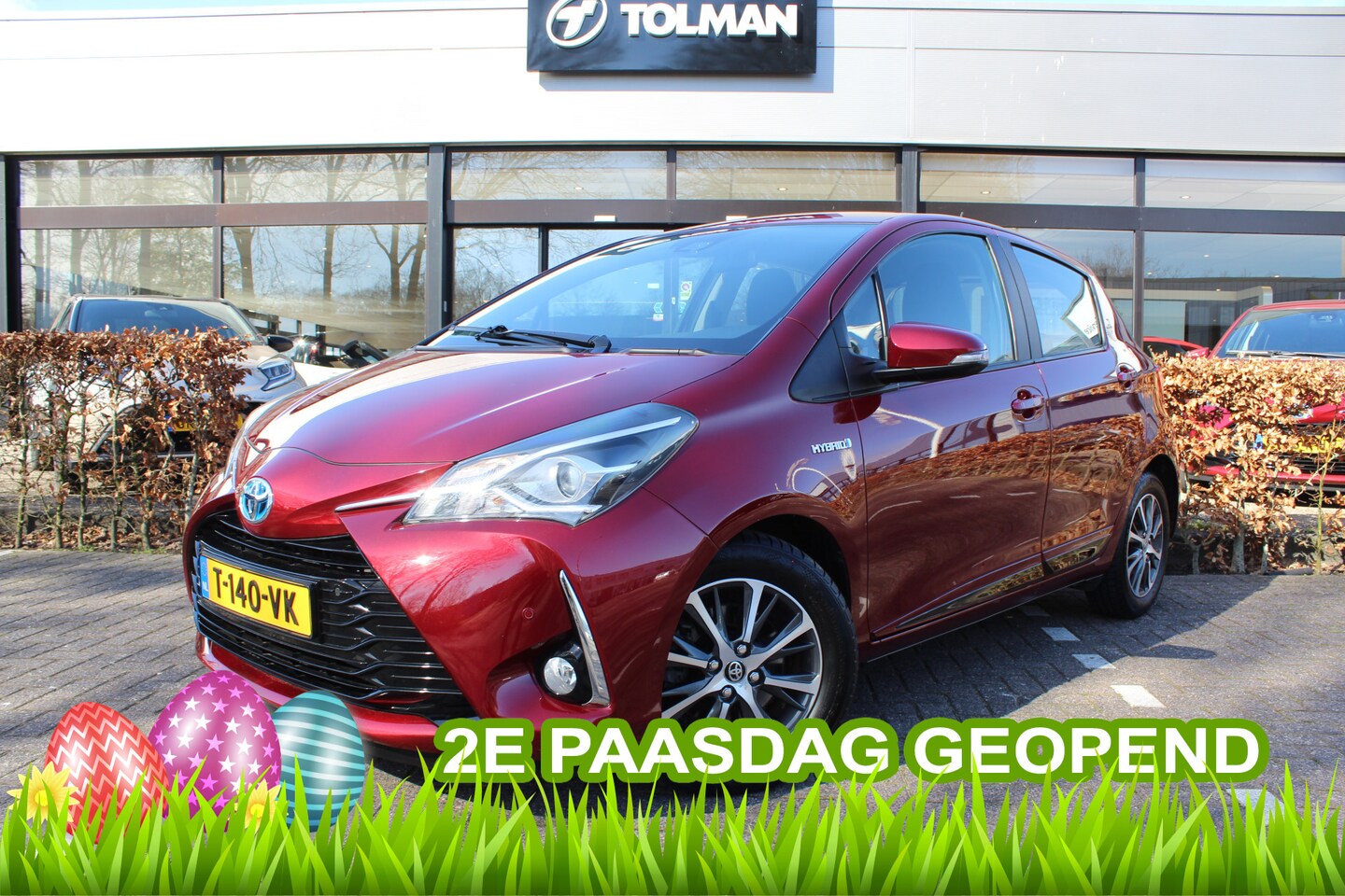Toyota Yaris - 1.5 Hybrid Aspiration 2e Paasdag open van 10:00 - 15:00 | Rijklaar | Parkeersens. | LM-vel - AutoWereld.nl