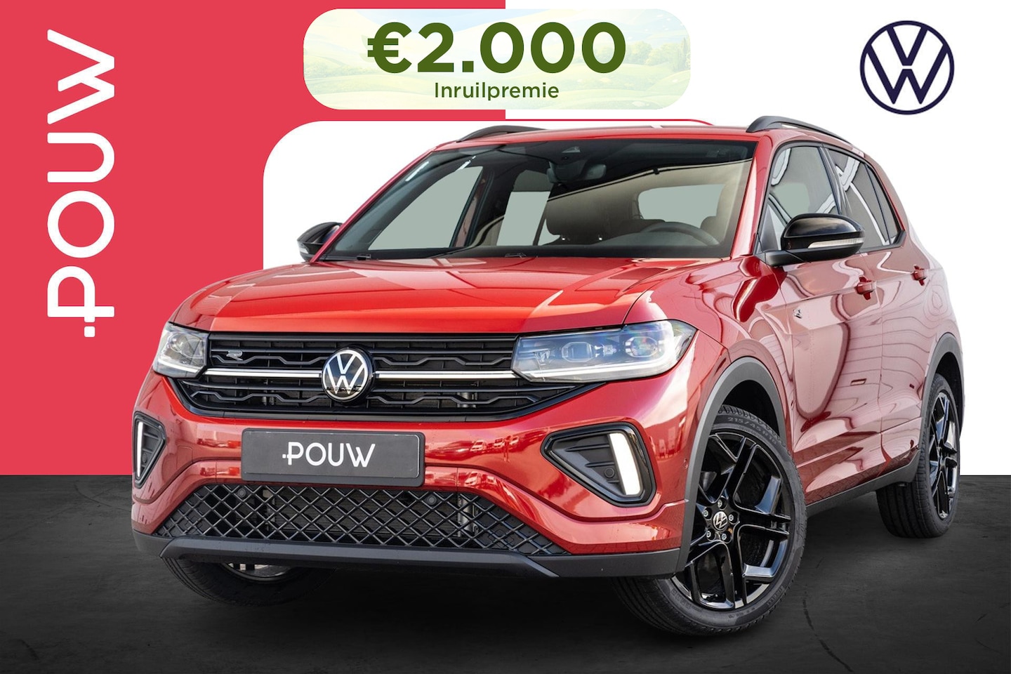 Volkswagen T-Cross - 1.0 TSI 116pk DSG R-Line Edition | Trekhaak | Parkeer Assistent | Matrix LED Koplampen - AutoWereld.nl