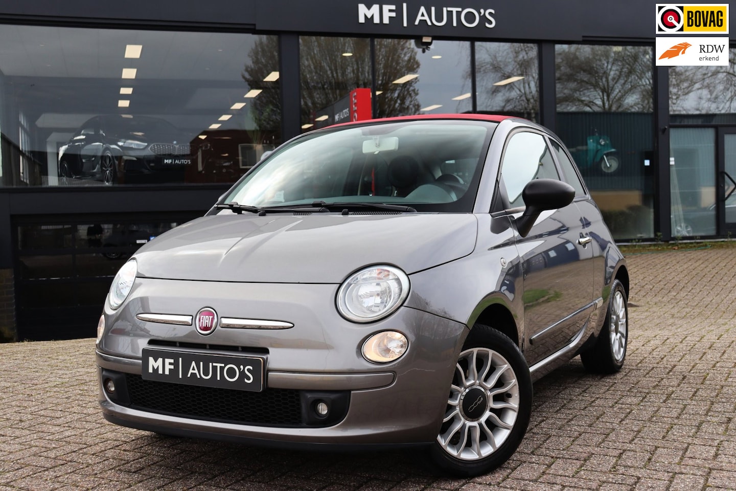 Fiat 500 C - 1.2 Lounge Cabrio|Airco|PDC|Bleutooth|Volledig onderhoud - AutoWereld.nl