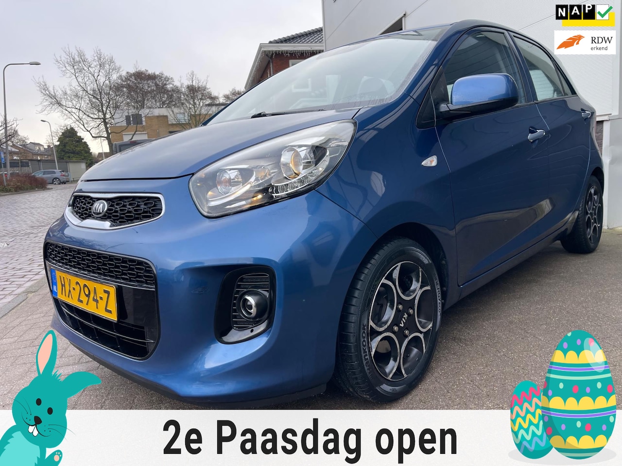 Kia Picanto - 1.0 CVVT DynamicLine/Cruise-c/Climate-c/Dealer-onderhouden/Mooie auto/Bluetooth - AutoWereld.nl