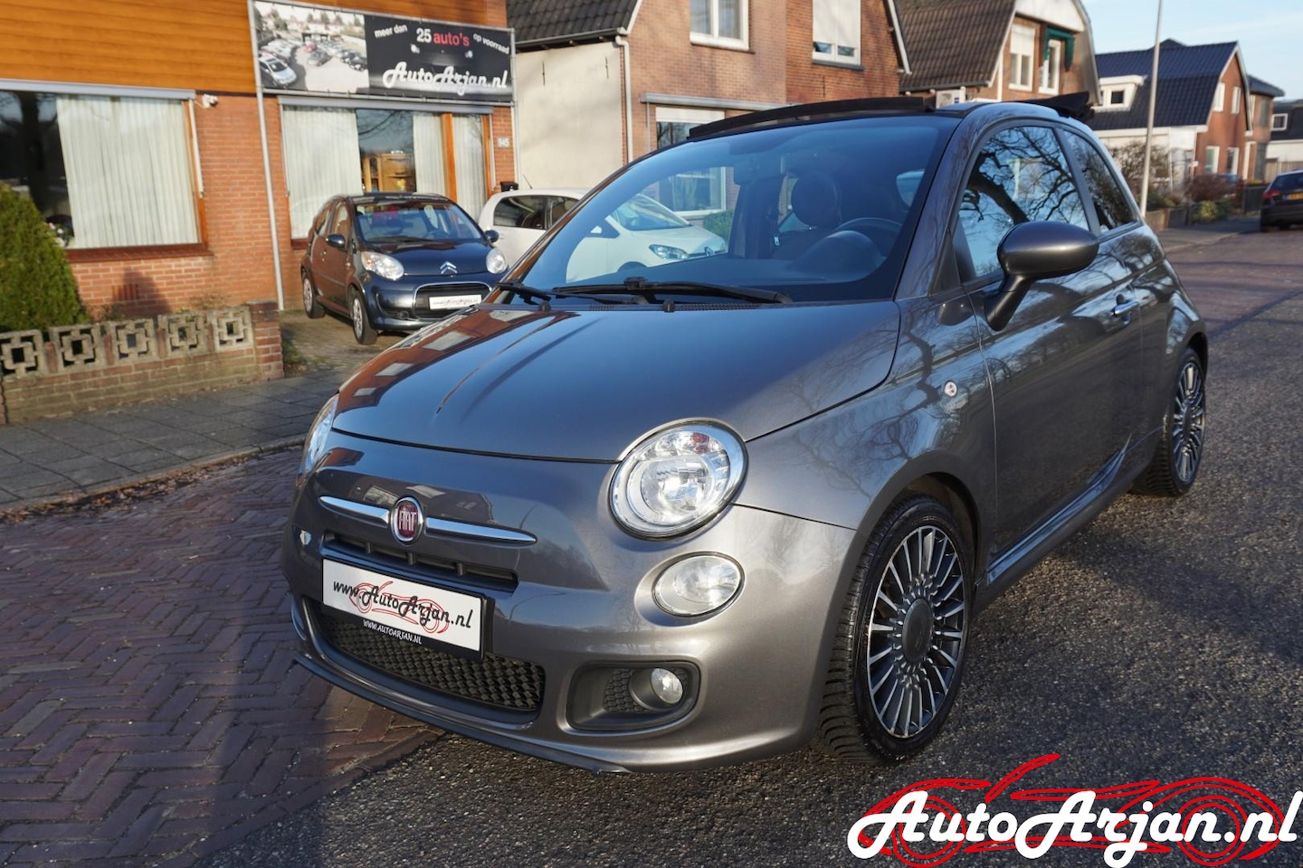 Fiat 500 - Cabrio 1.2 Sport ,Bluetooth ,Garantie, - AutoWereld.nl