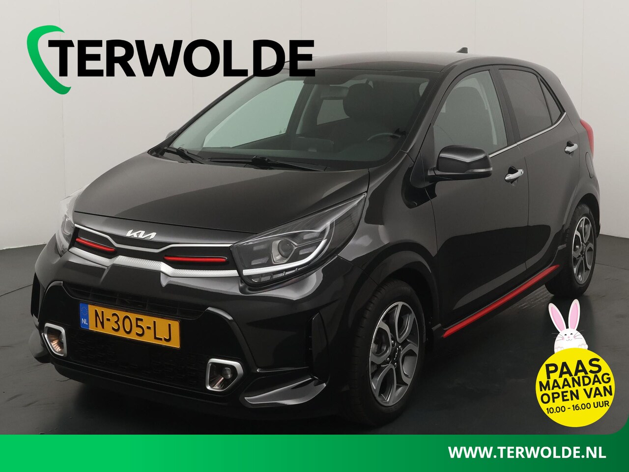 Kia Picanto - 1.0 DPi GT-Line | Lederen Bekl. | Parkeercamera | Navigatie | - AutoWereld.nl