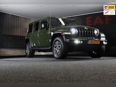 Jeep Wrangler Unlimited - 4xe 380 80th Anniversary / Acc / 360 Camera / Dode Hoek / Leder / Navi / Ecc / Elek Pakket