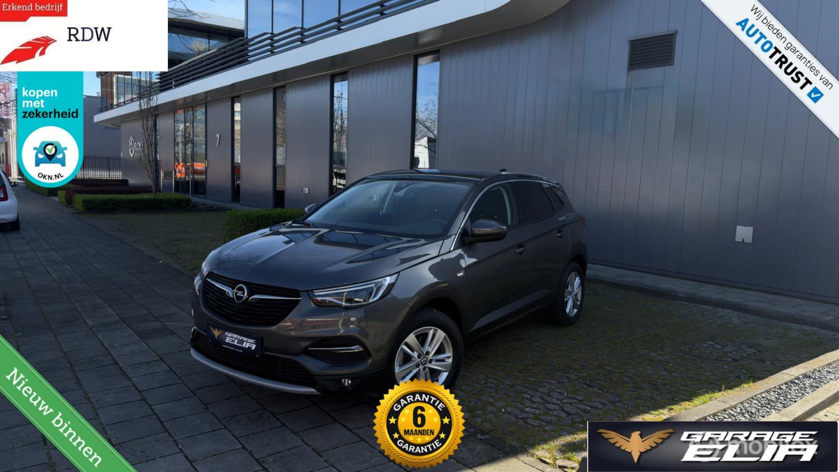 Opel Grandland X - 1.2 Turbo Business Elegance| Navi | PDC - AutoWereld.nl