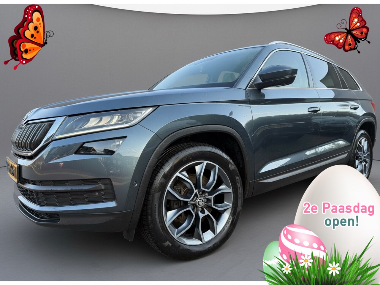 Skoda Kodiaq - 2.0 TSi 4x4 Style Aut. 180pk 7p., Pano | Canton | Trekhaak * 2e Paasdag vanaf 10u geopend! - AutoWereld.nl