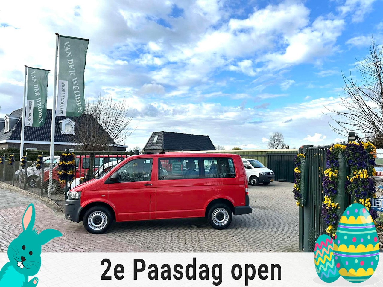 Volkswagen Transporter Kombi - 2.0 TDI 9 PERSOONS AUTOMAAT Airco/Cruise/Marge - AutoWereld.nl