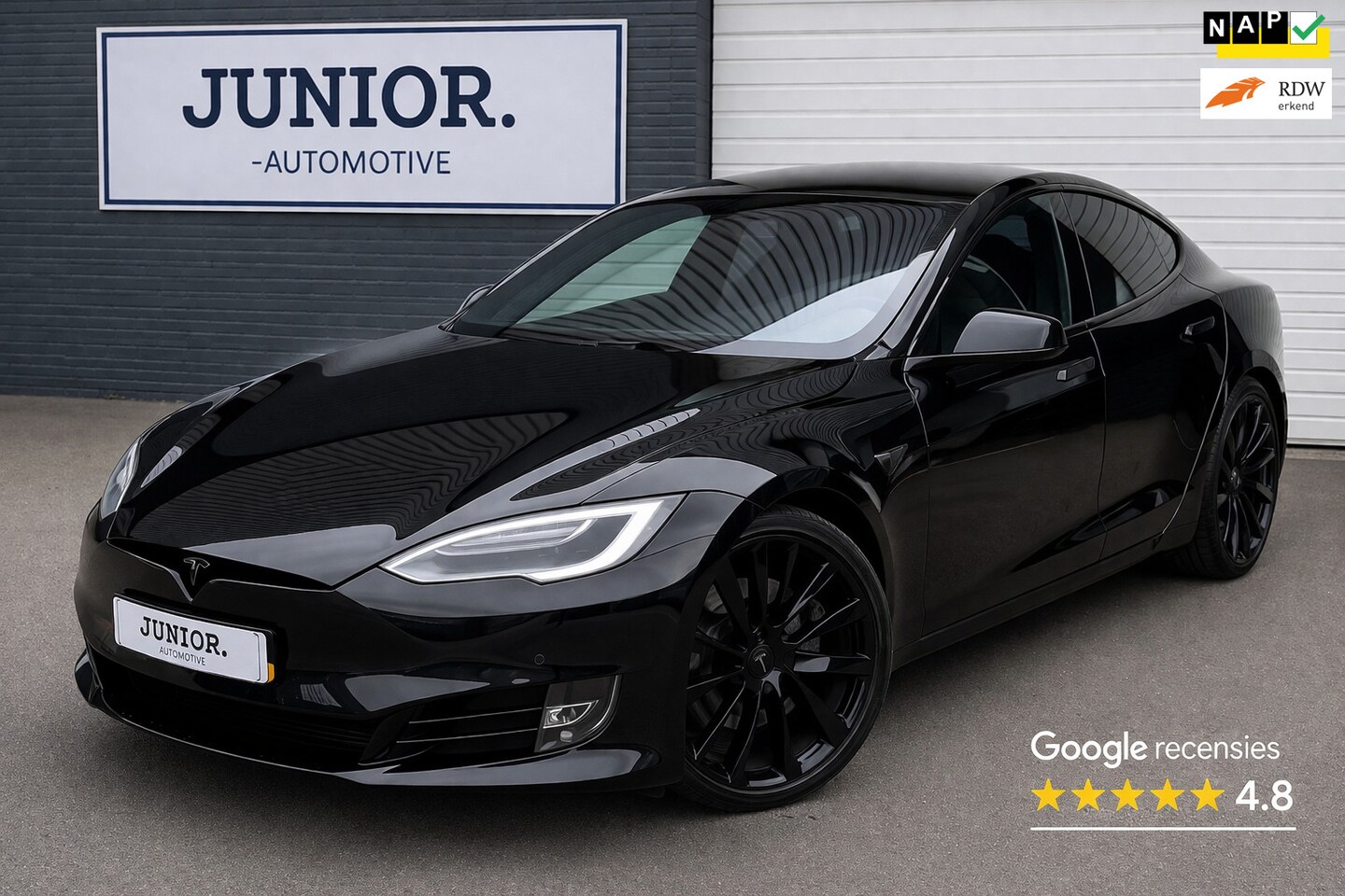 Tesla Model S - 75D Base PANORAMADAK/LUCHTVERING/LEDER/CRUISE - AutoWereld.nl