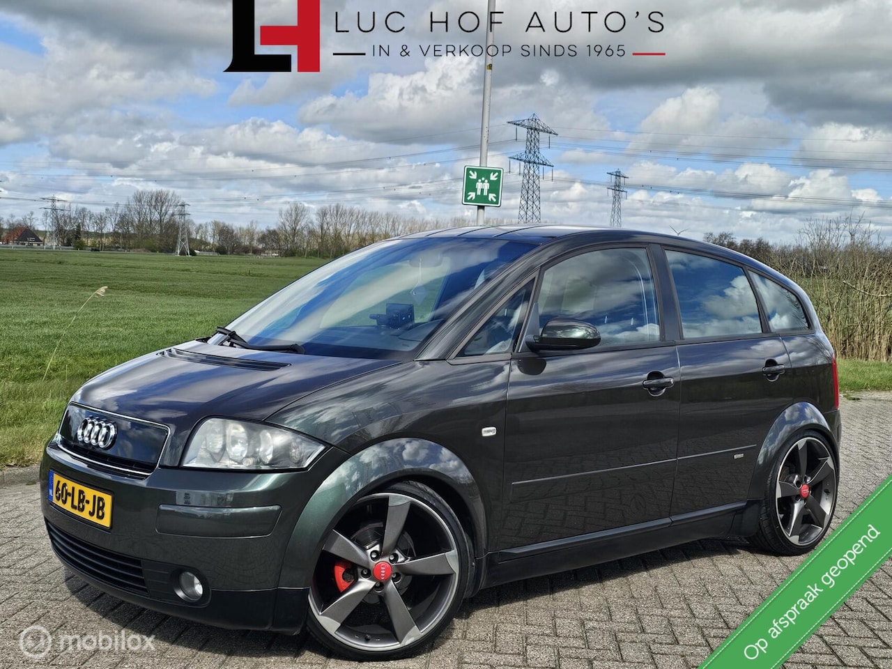 Audi A2 - 1.4 S Line 18''/ KW schroefset/ Unieke kleur! - AutoWereld.nl