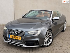 Audi RS5 - Cabriolet 4.2 FSI Quattro Exclusive Cognac leder Camera